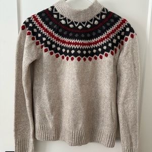 Neutral Fair Isle Sweater